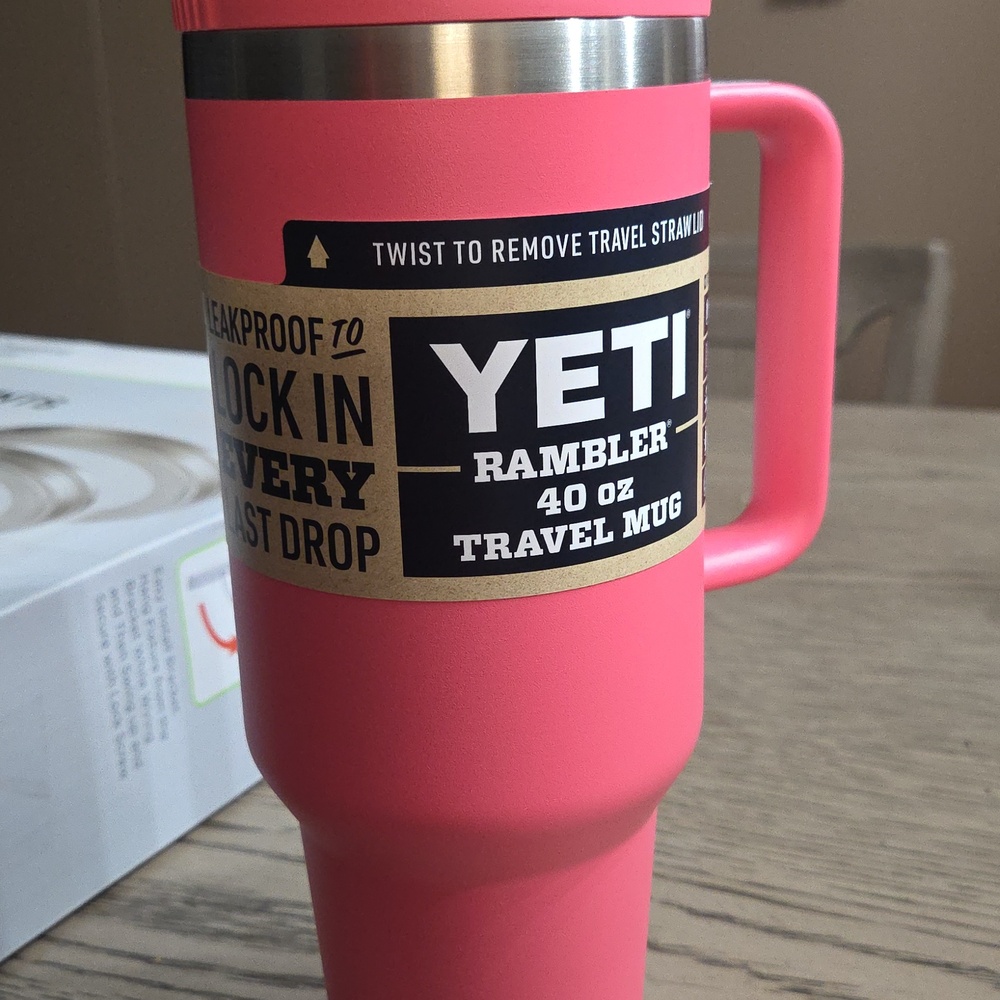 YETI Rambler 40 oz Travel Mug - Pink - Picture 8 of 8